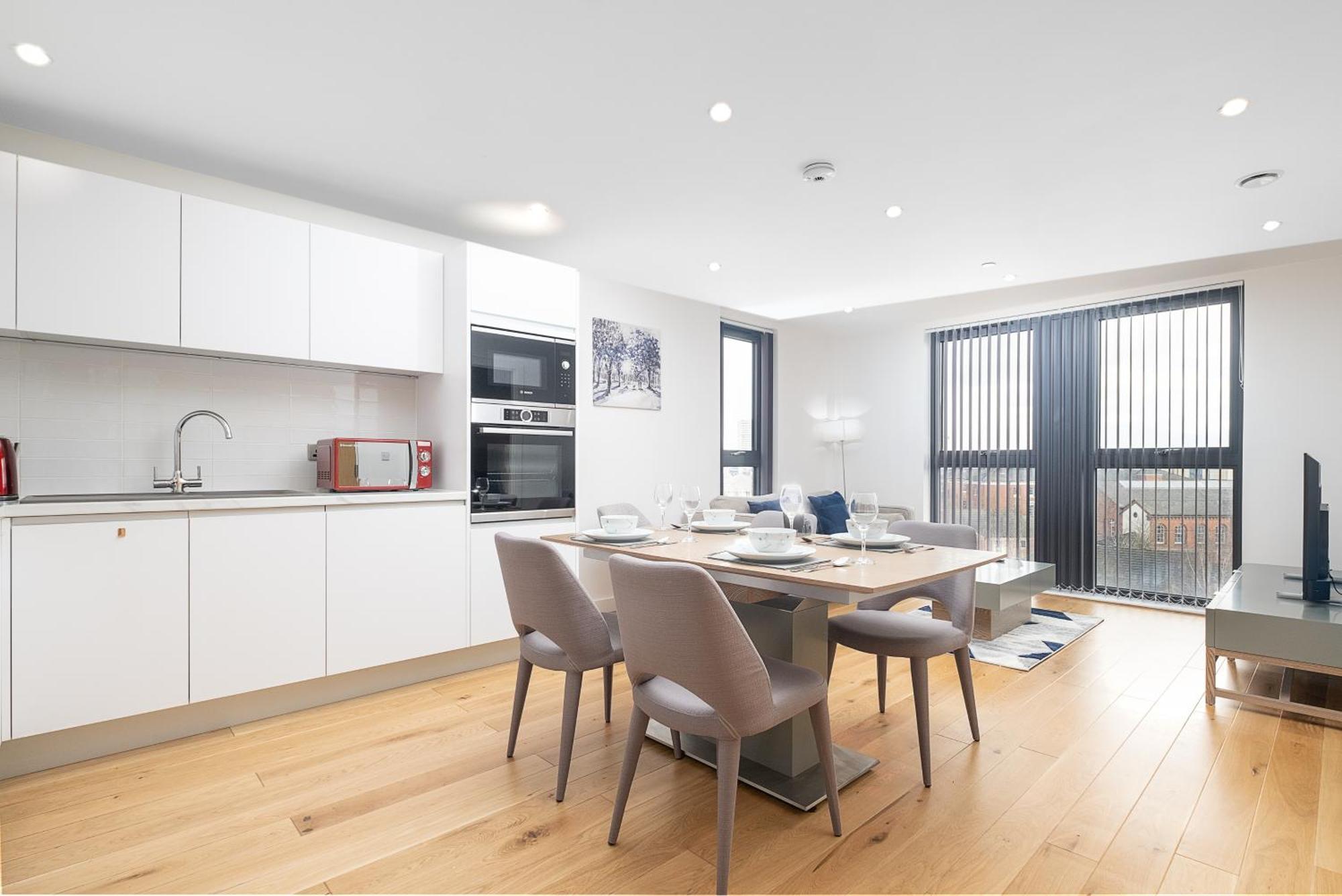 Broadway Mailbox Luxury New 1 Bed Apartment With Free Parking เบอร์มิงแฮม ภายนอก รูปภาพ